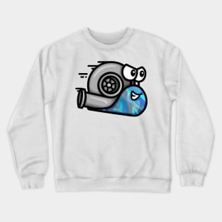 Turbo Snail - Blue Holographic Crewneck Sweatshirt